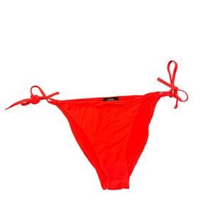 Aqua Swim Red Tie-Side Bikini Bottoms Size XL
